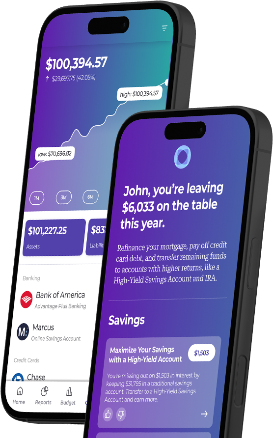 Piere personal finance app on mobile phones